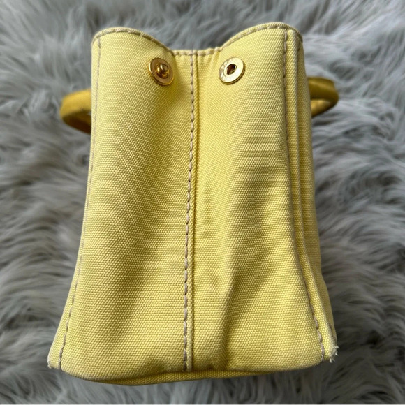 PRADA Canapa Canvas Small Tote - Picture 5 of 14